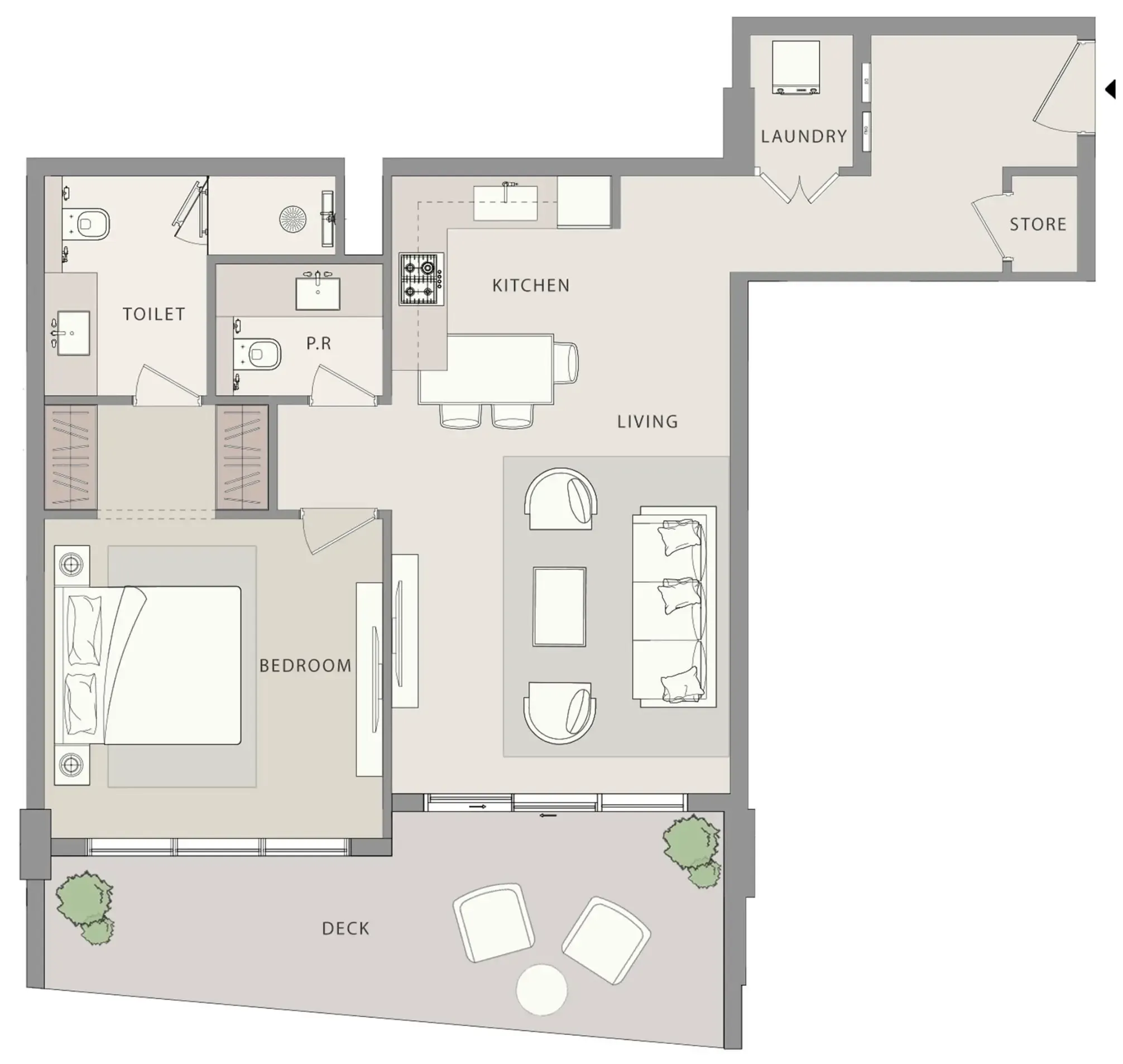 WOW Resorts Uno-Luxe floor plan