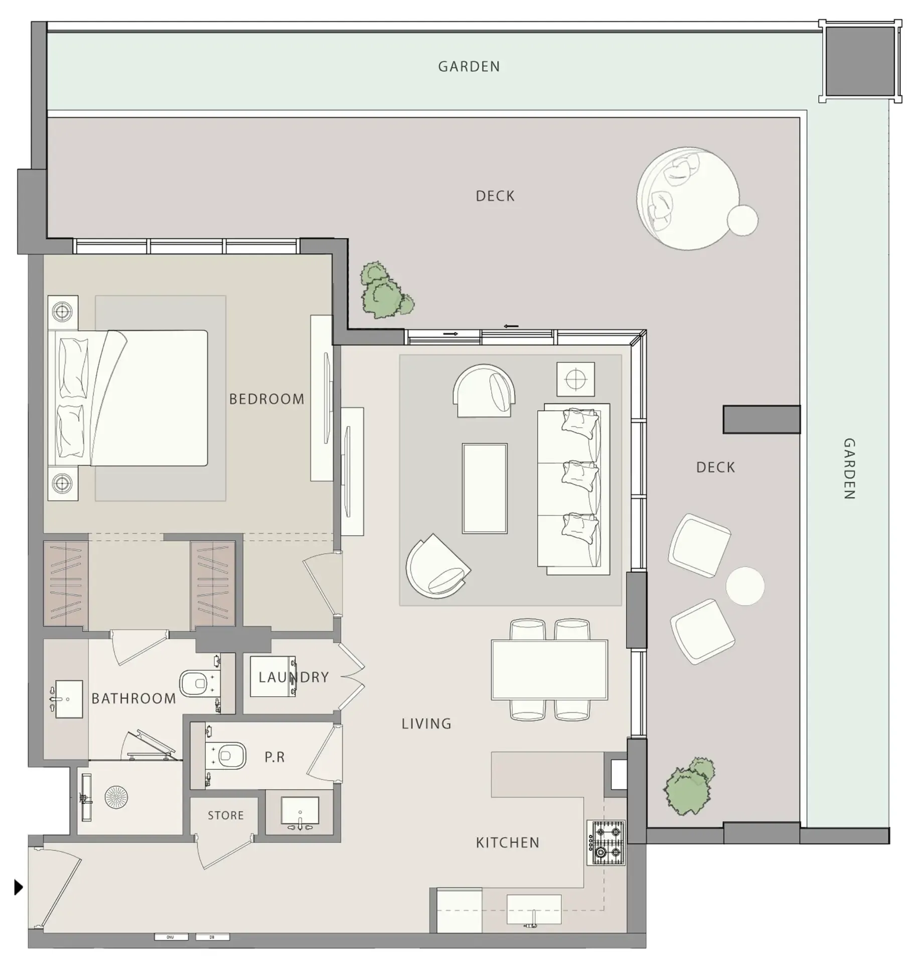WOW Resorts Uno-Luxe floor plan