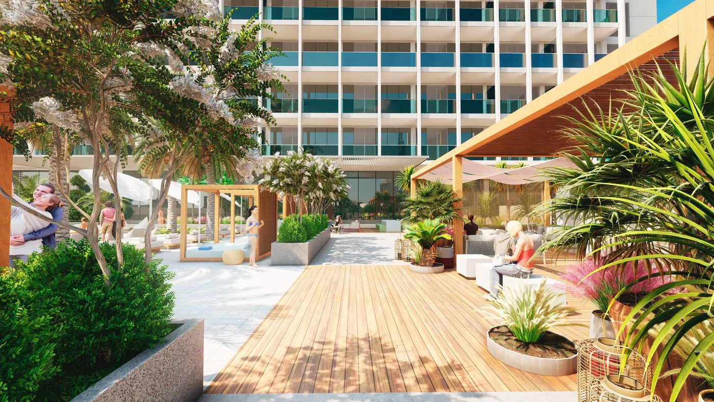 Outdoor Patios amenity image at UPSIDE Living
