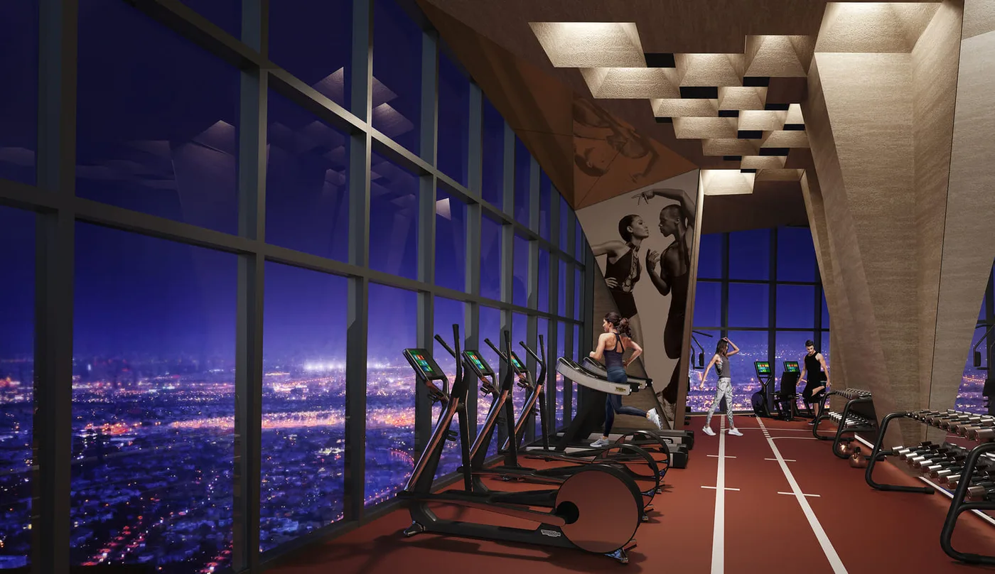 Gym amenity image at Uptown Tower