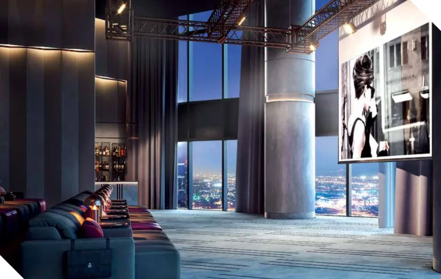 Private Cinema amenity image at Uptown Tower