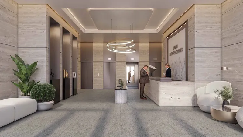 Lobby at Urban - Park Residences in Dubai Sports City Dubai