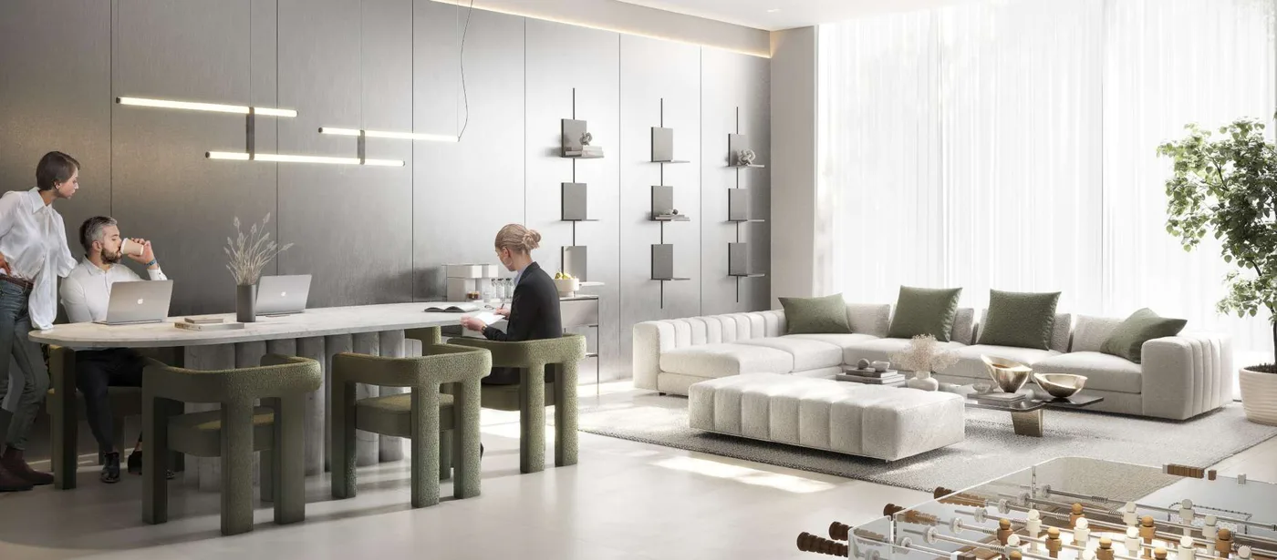 Clubhouse amenity image at V1VID Tower