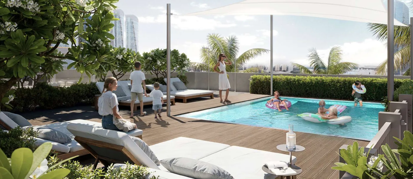Kids Swimming Pool amenity image at V1VID Tower