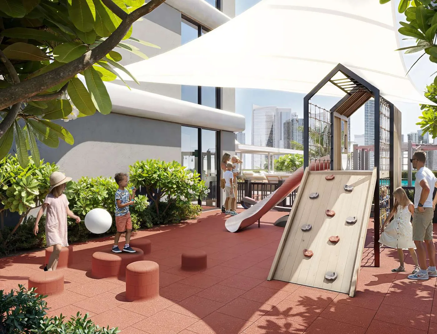 Outdoor Kids Play Area amenity image at V1VID Tower