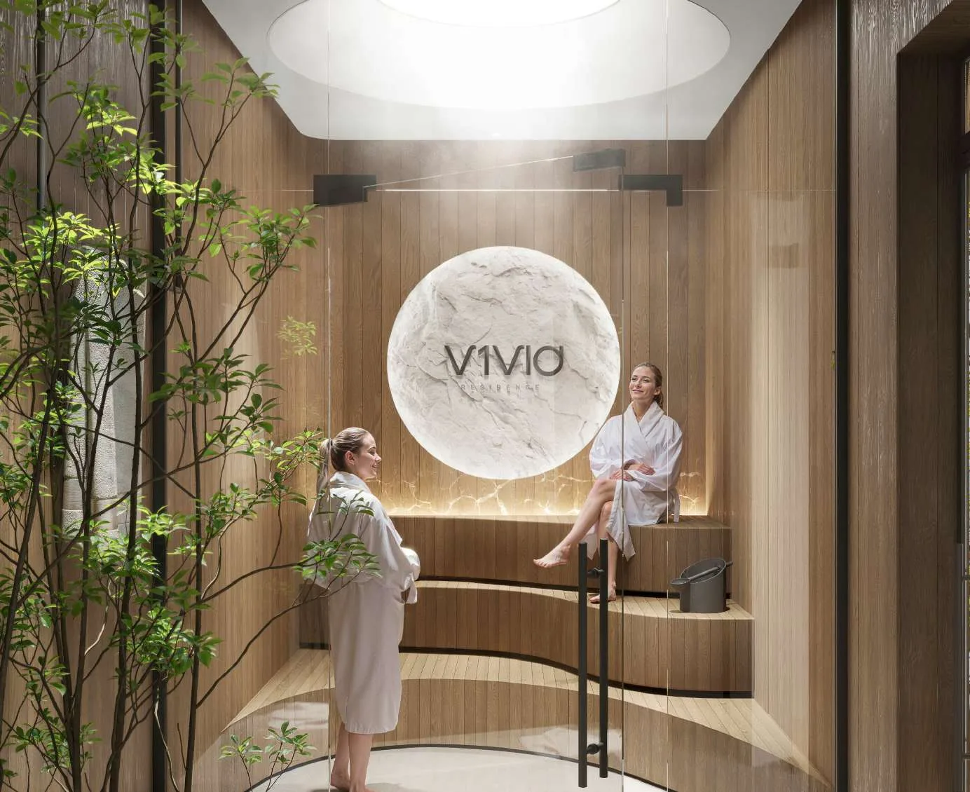 Sauna amenity image at V1VID Tower