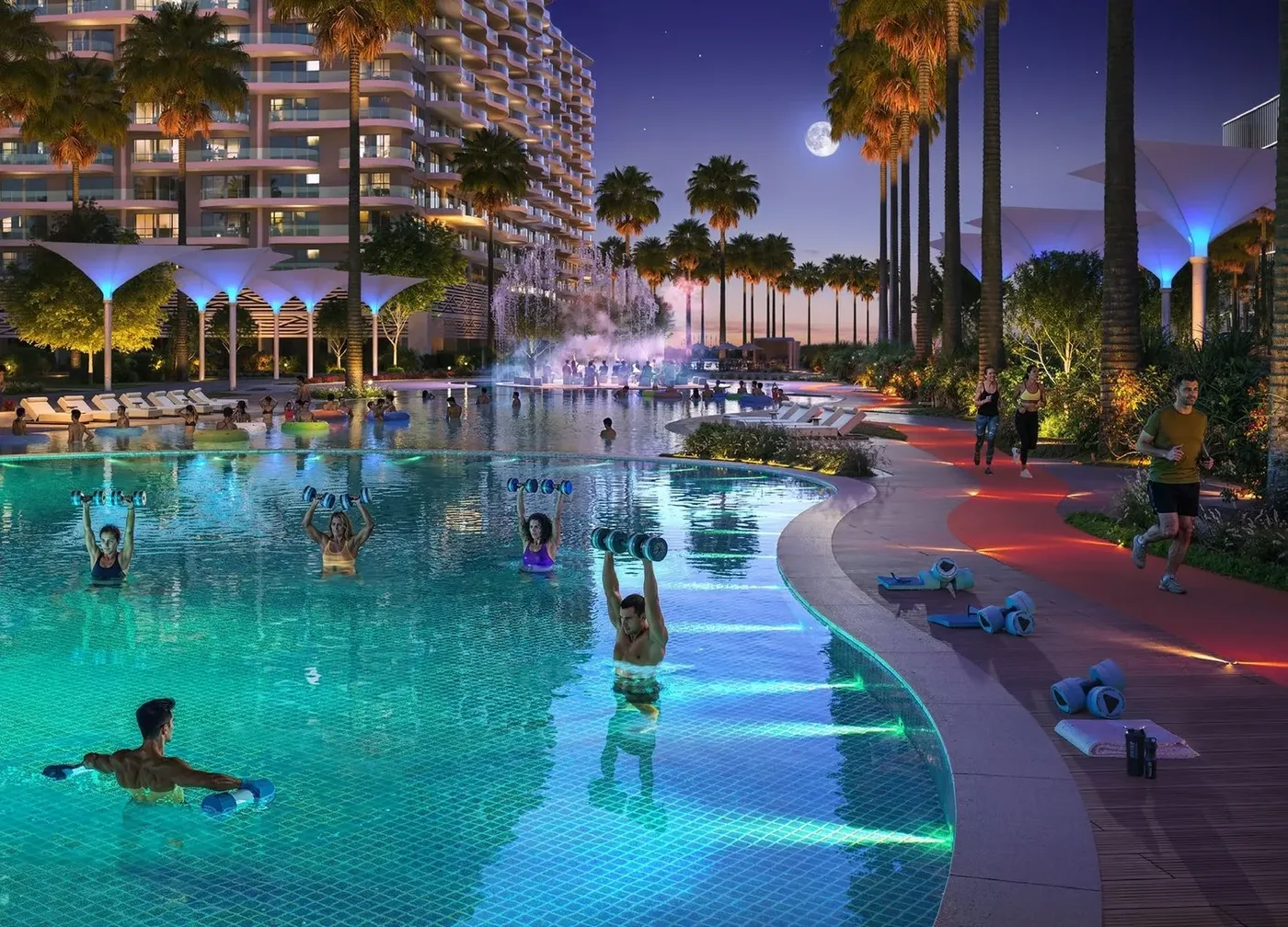 Aqua Gym amenity image at Valencia