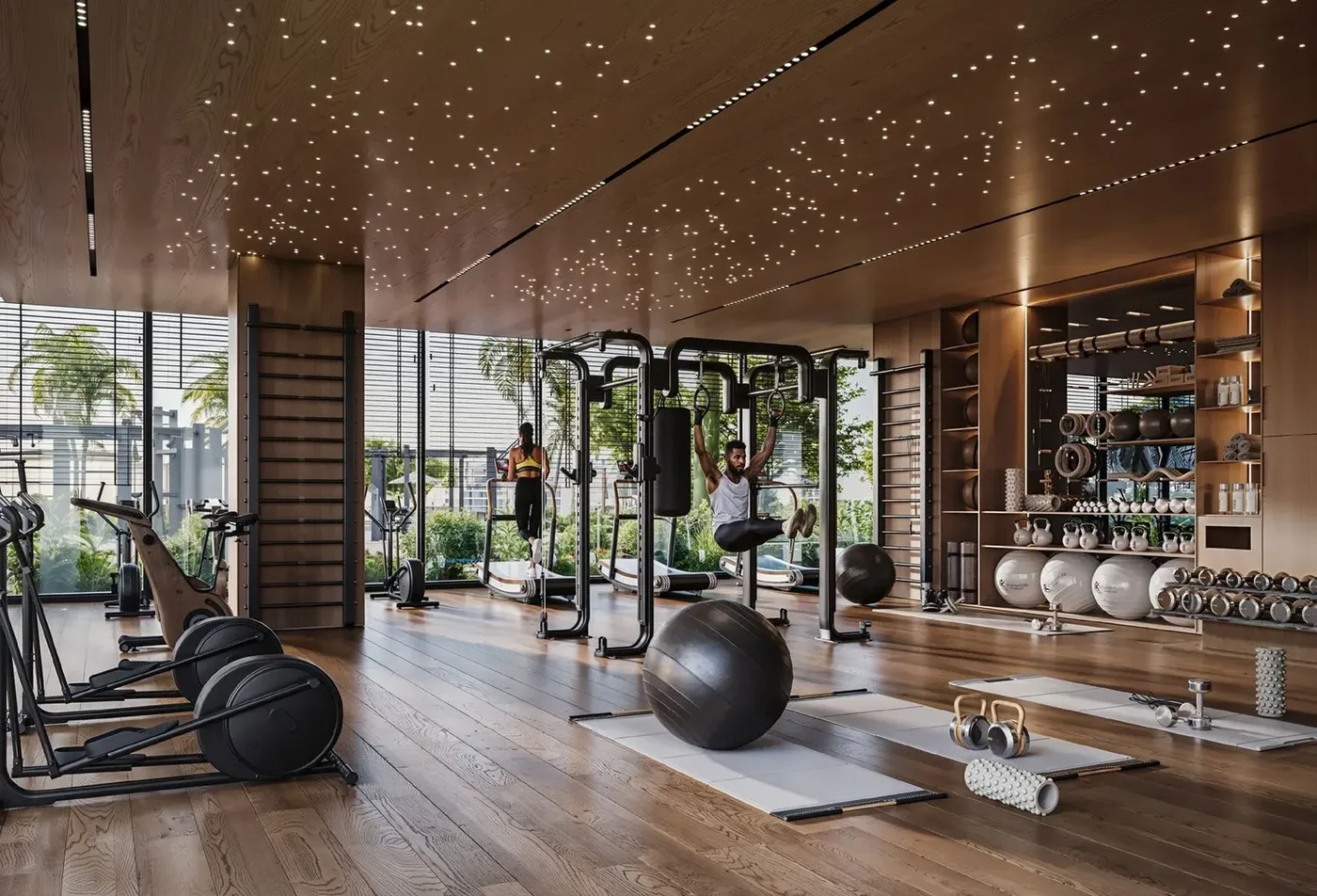 Gym amenity image at Valencia