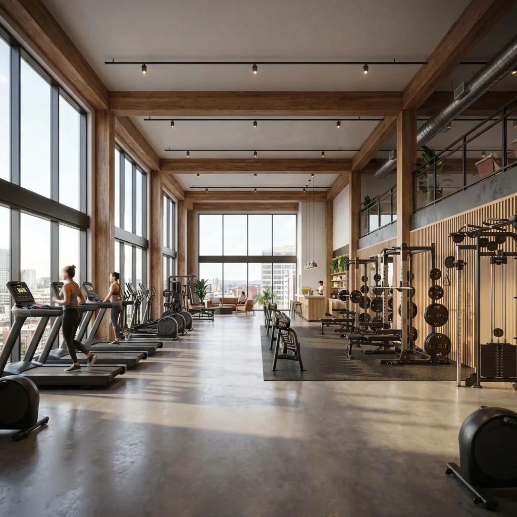 Indoor Gym amenity image at Veda by AUM Development