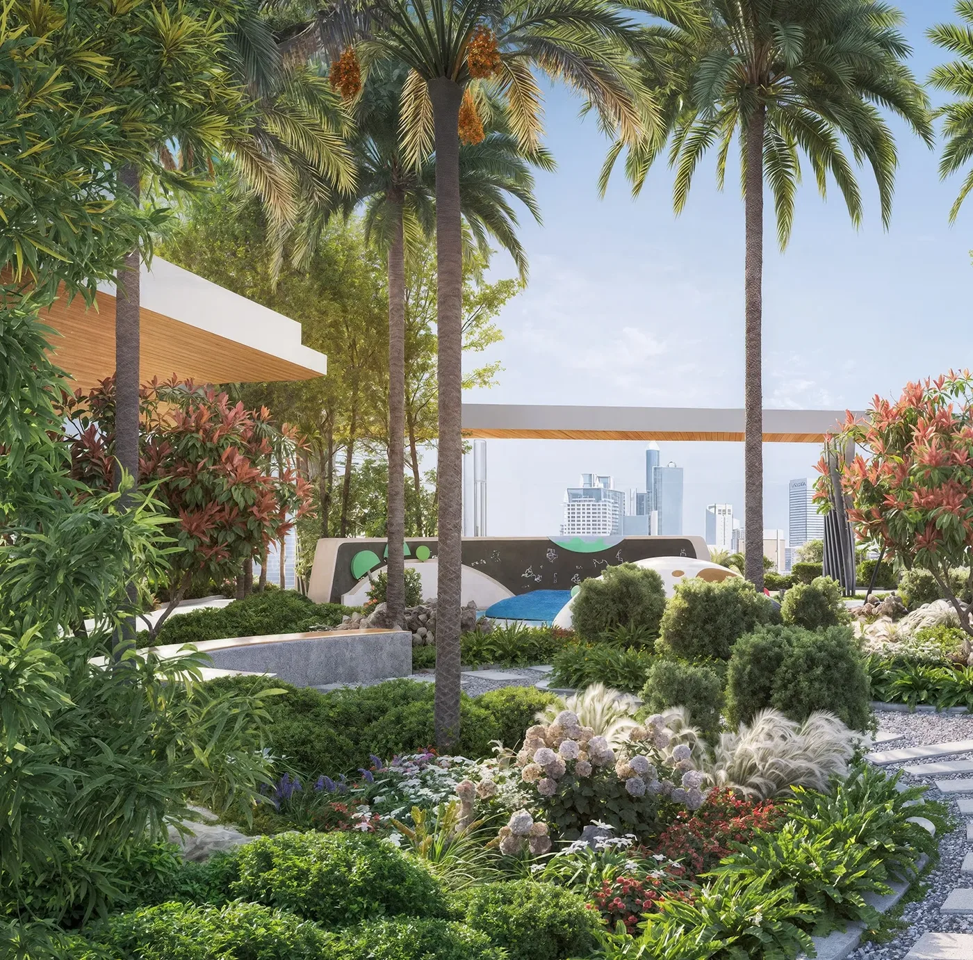 Kids' Play Area amenity image at Veda by AUM Development