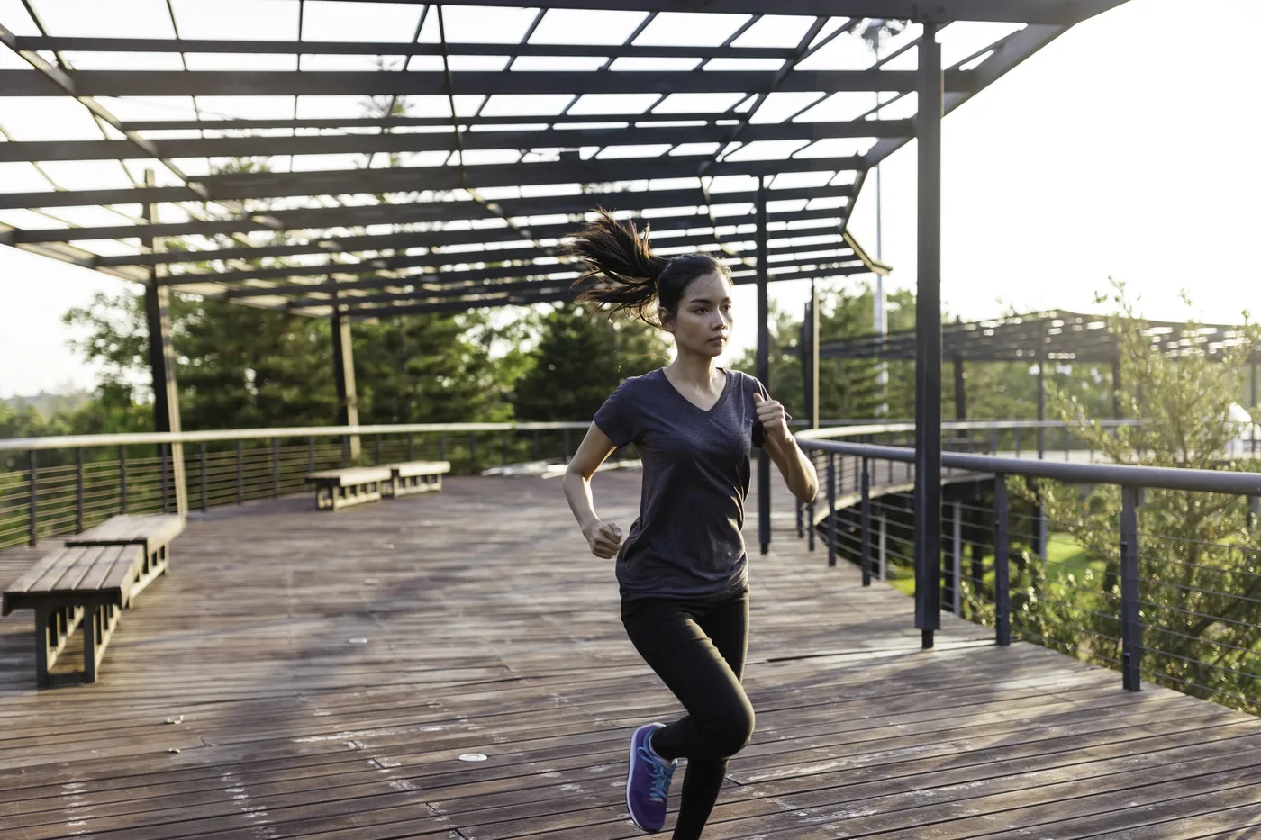 Rooftop Jogging Track amenity image at Veda by AUM Development