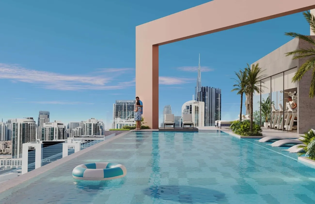 Infinity Pool amenity image at Velor Penthouses