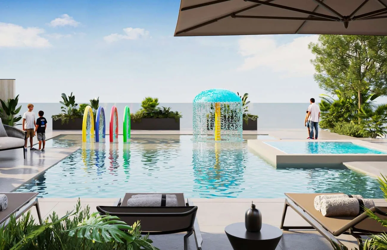 Kids Pool amenity image at Velor Penthouses