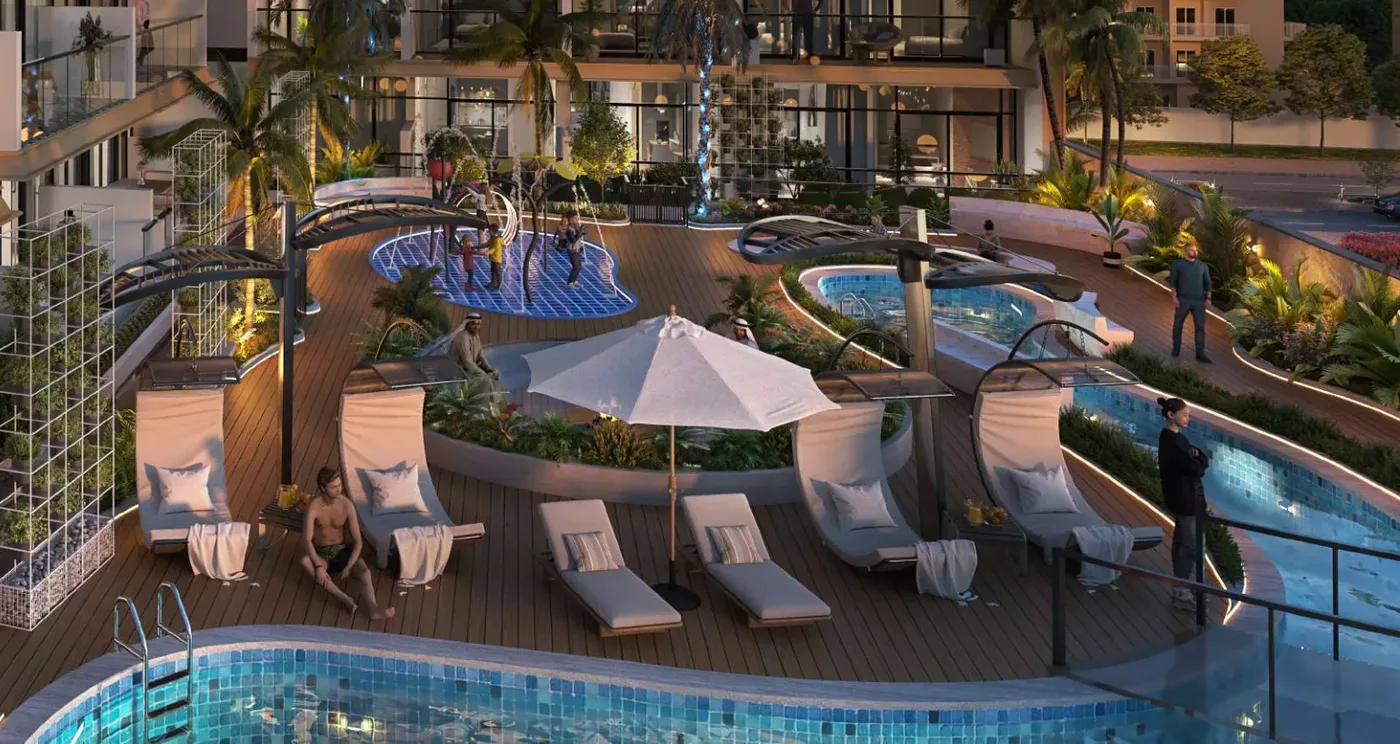 Pool Sunken Area amenity image at Ventana Residences