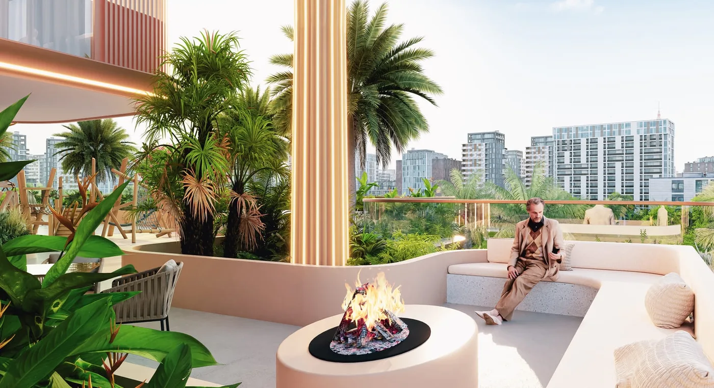 Rooftop Lounge amenity image at Vestoria Bay