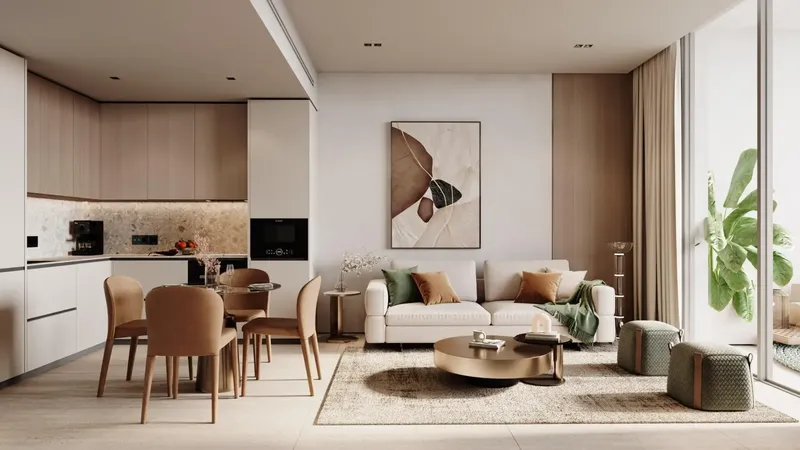 Interior at Vienna House Residences by Wyndham in Al Marjan Island Ras Al Khaimah