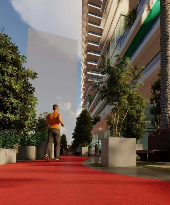 Running Track amenity image at Viewz