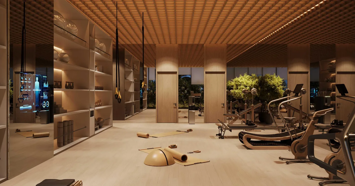 Fitness Studio amenity image at Villa Del Arte