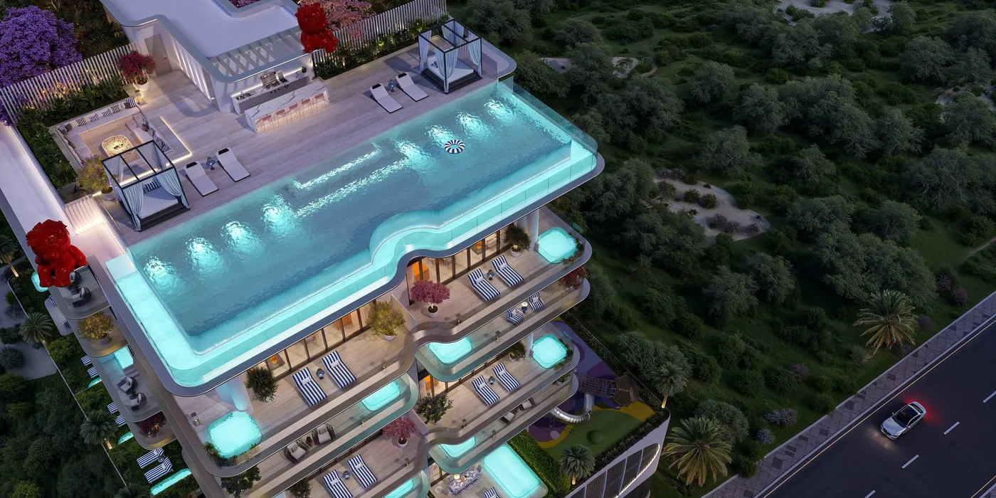 Infinity Swimming Pool amenity image at Villa Del Arte
