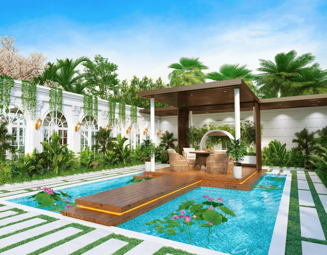 Bbq Area amenity image at Vincitore Aqua Flora