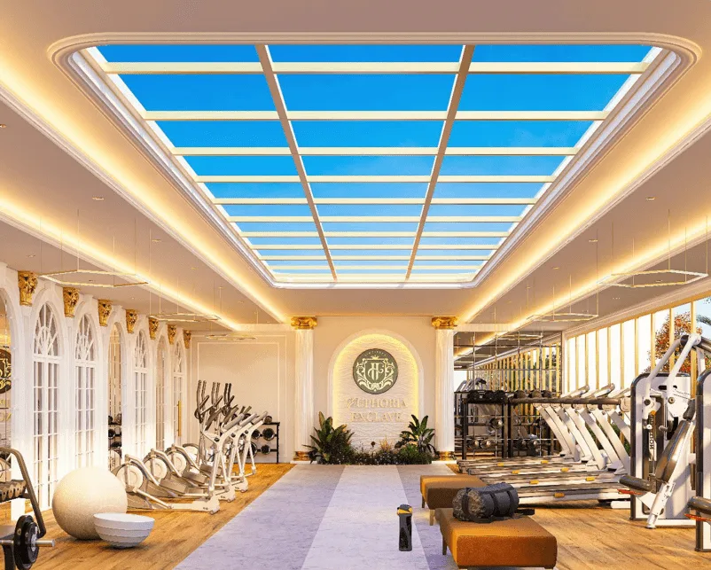 Gym amenity image at Vincitore Aqua Flora