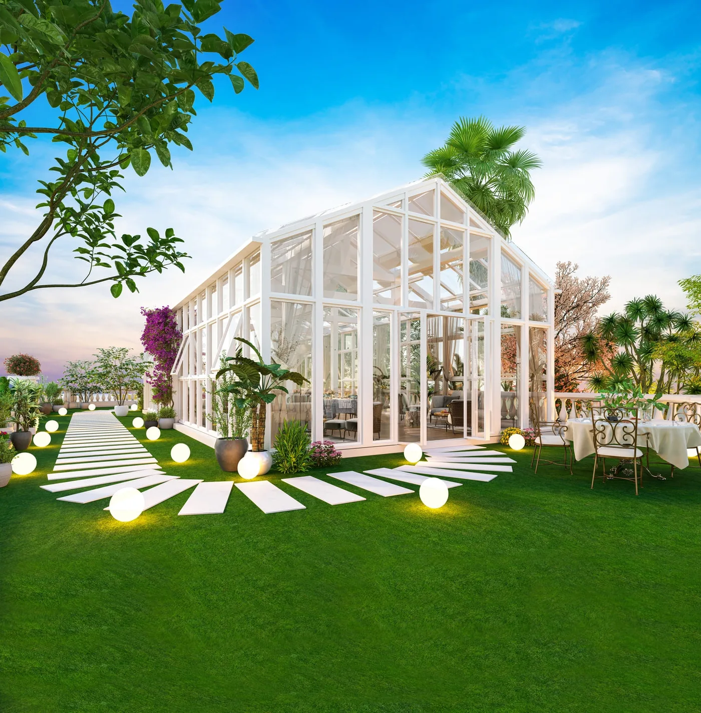 Veranda Garden Cafe & Lounge amenity image at Vincitore Aqua Flora
