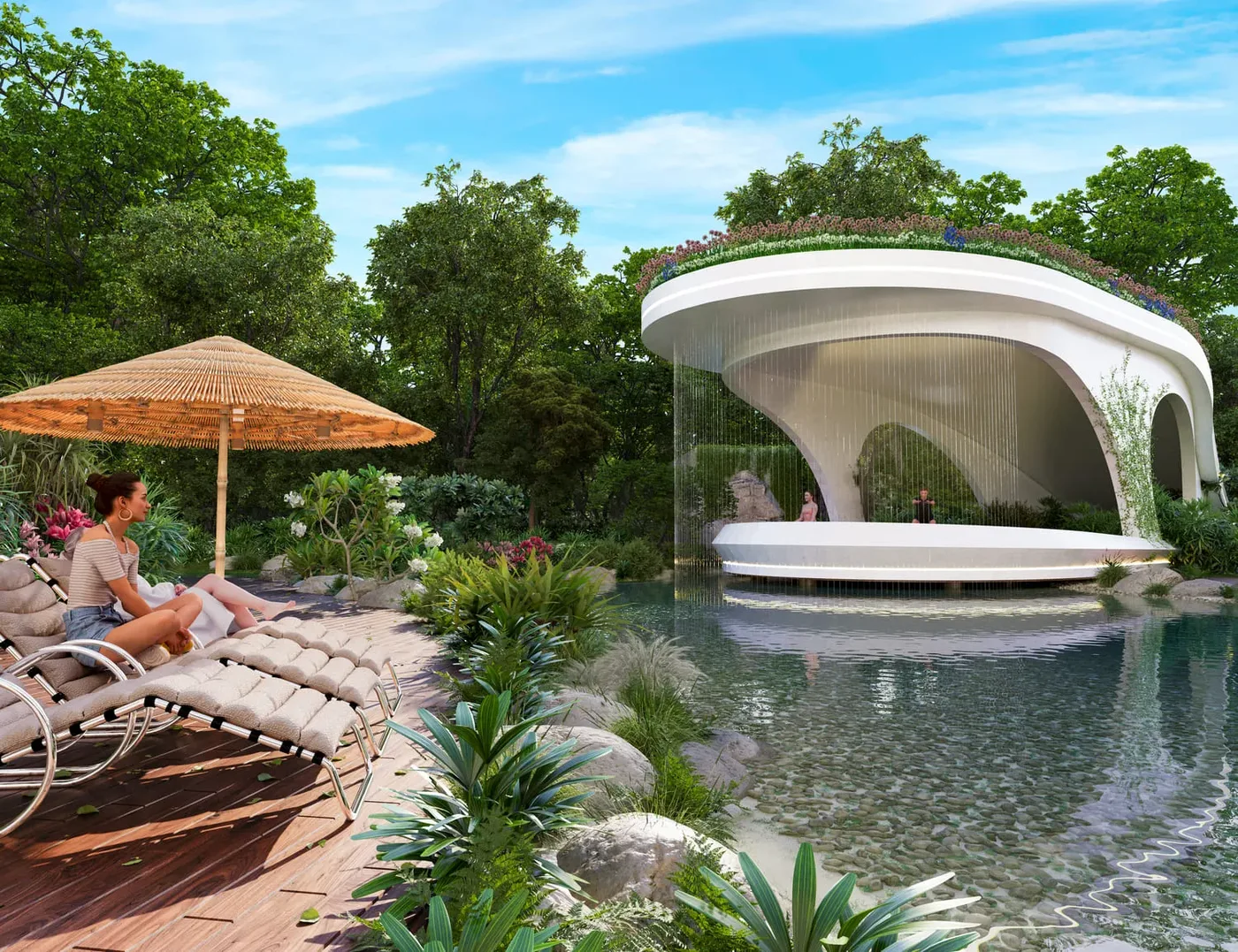 Cabanas amenity image at Vincitore Wellness Estate