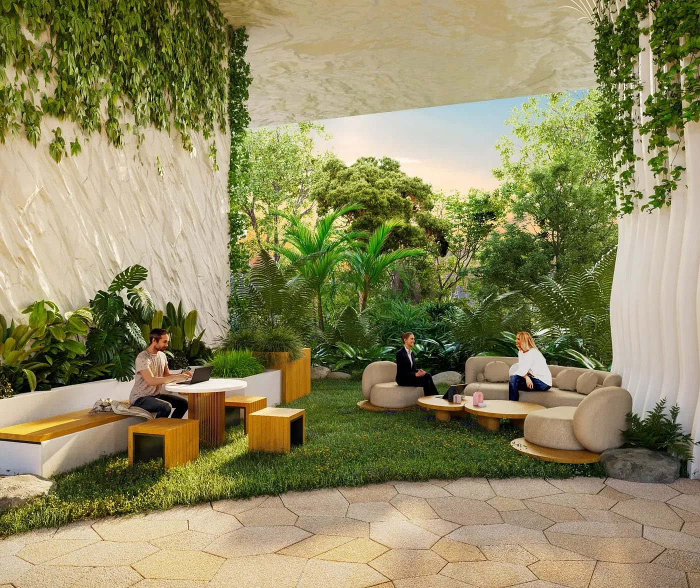 Co-working Space amenity image at Vincitore Wellness Estate