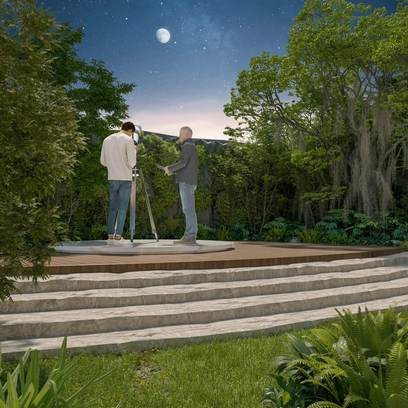 Star Gazing Deck amenity image at Vincitore Wellness Estate