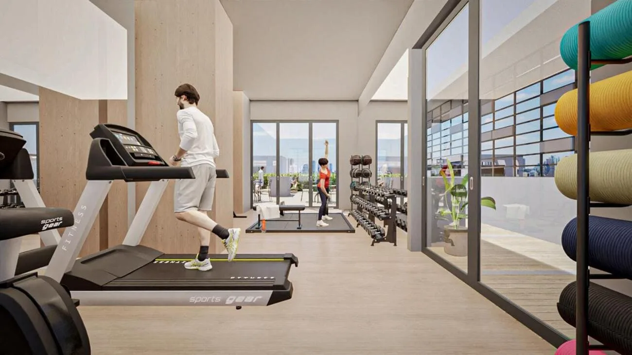 Gym amenity image at VOI Residence