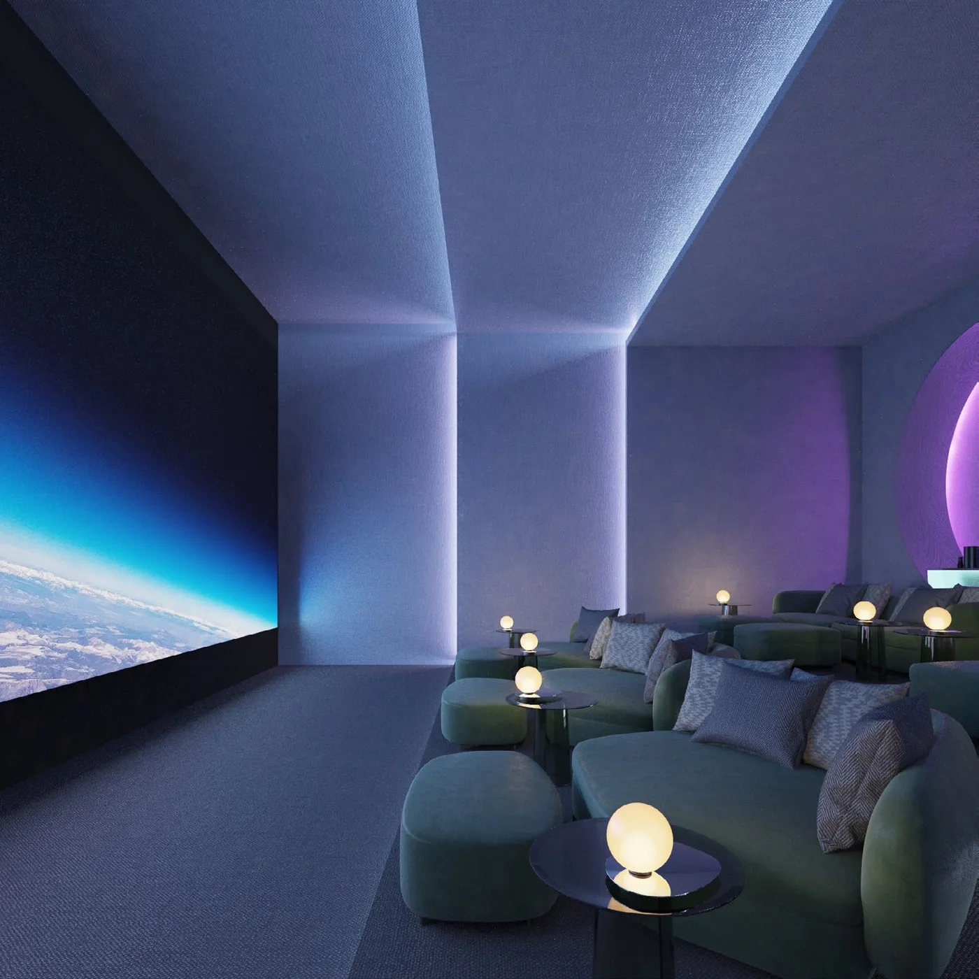 Cinema amenity image at W The Residences by Arada