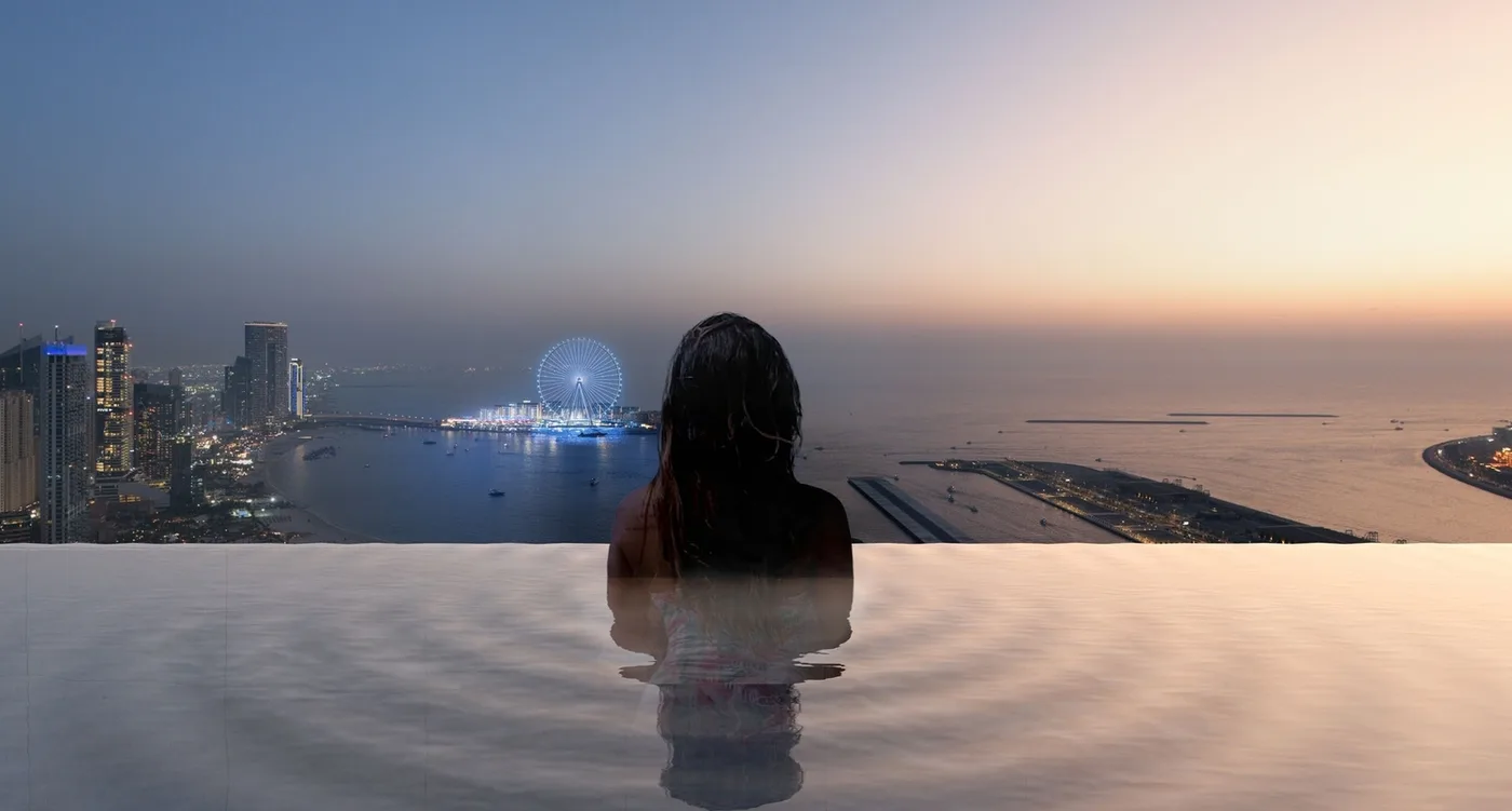 Swimming Infinity Pool amenity image at W The Residences by Arada