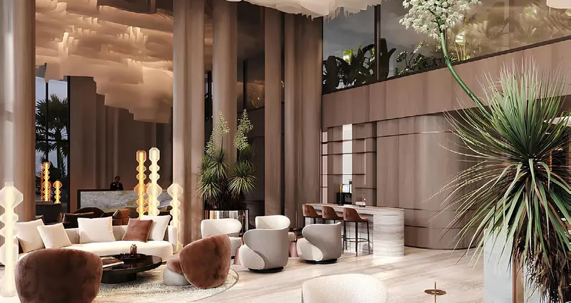Lobby at Wyndham Residences Al Marjan Island in Al Marjan Island Ras Al Khaimah