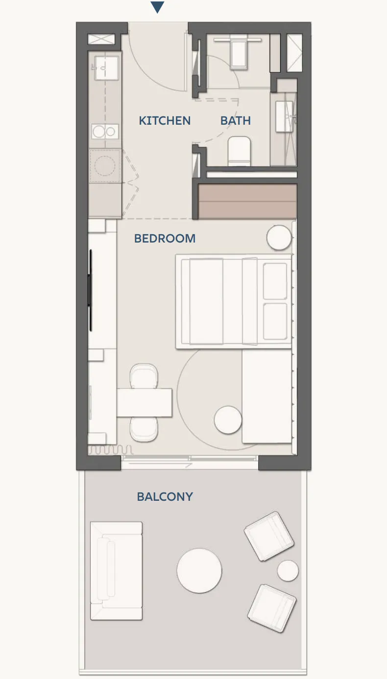 Divine One Group Wyndham Residences Al Marjan Island floor plan