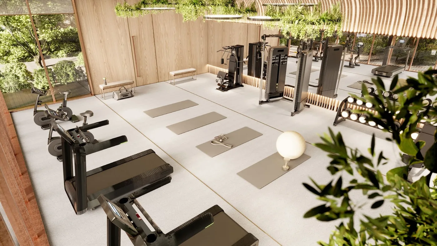 World-Class Gym amenity image at Wynwood by Imtiaz