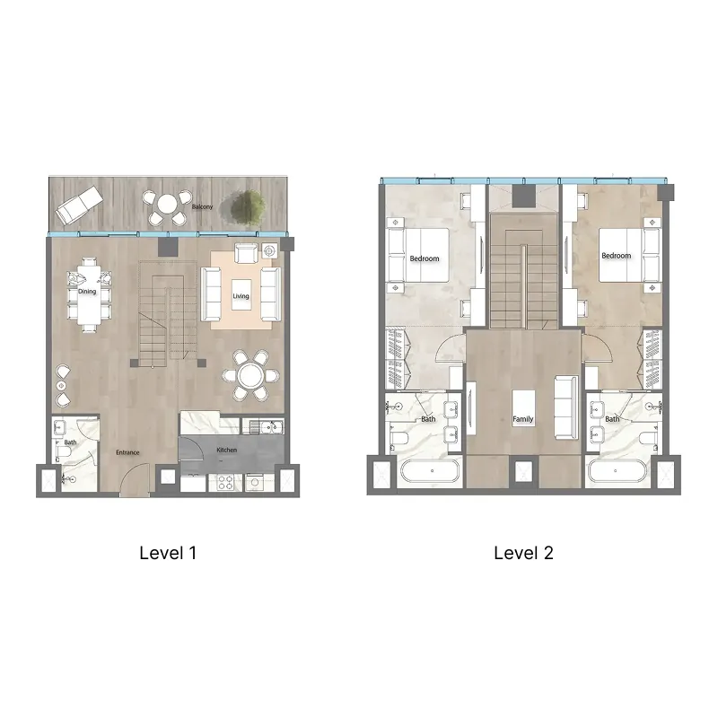 Siadah Development Yas Beach Residence floor plan