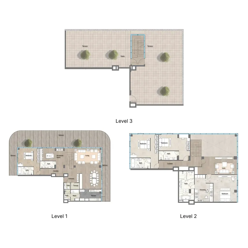 Siadah Development Yas Beach Residence floor plan