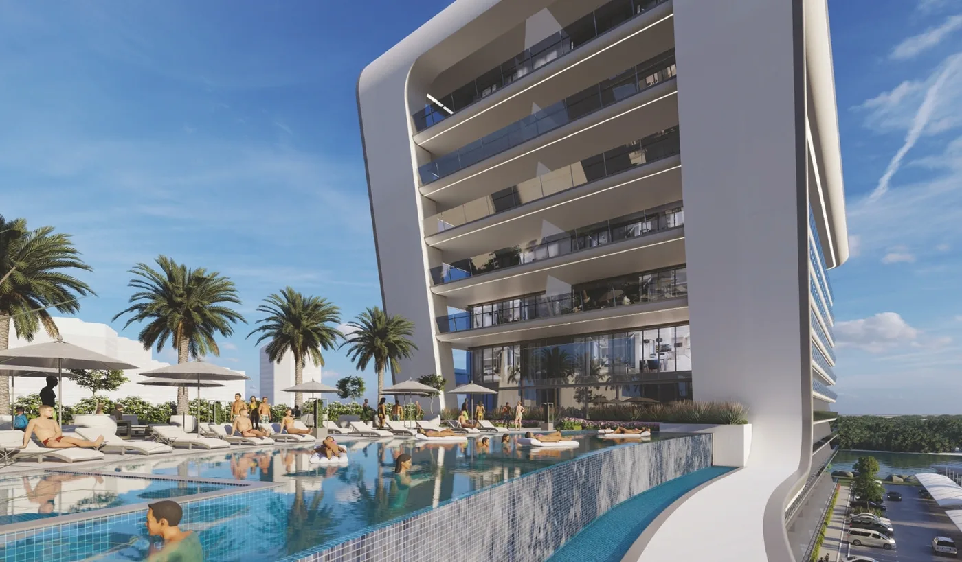 Infinity Pool amenity image at Yas Beach Residence