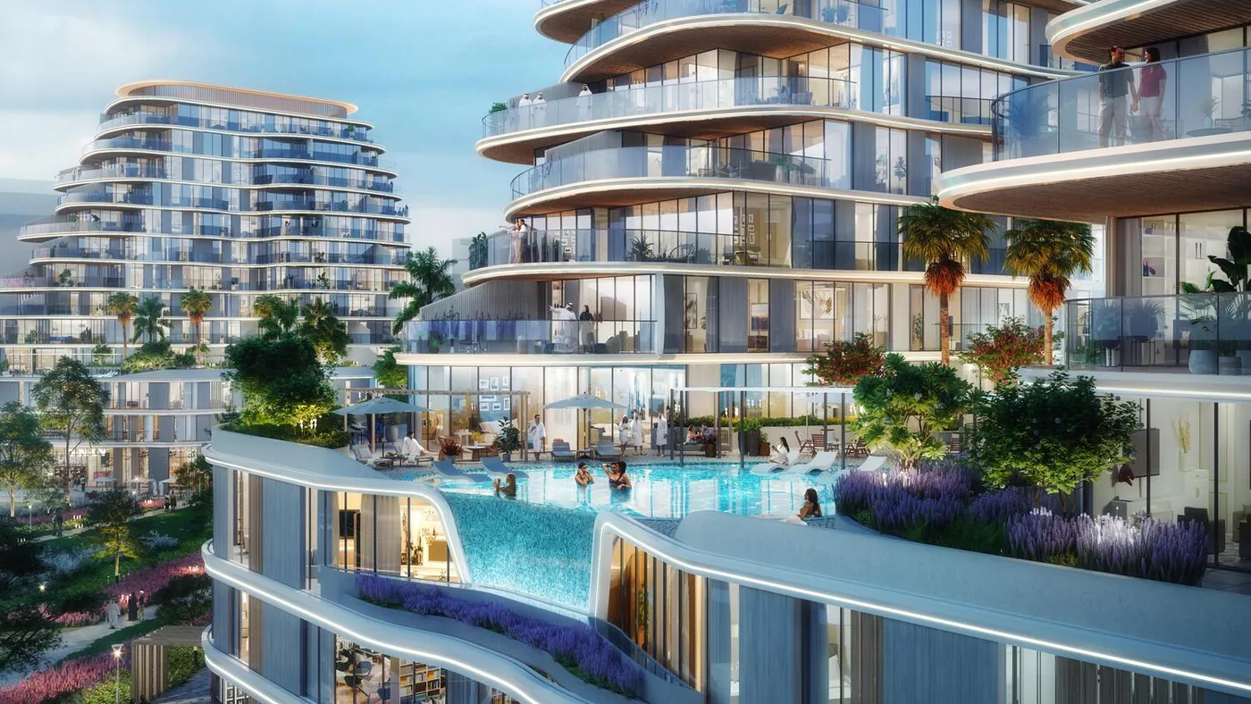 Infinity Pool & Relax Area amenity image at Zephyra Residences