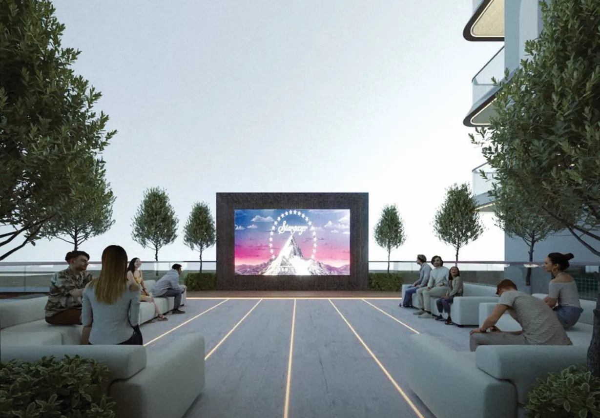Outdoor Cinema amenity image at Zyra Hills