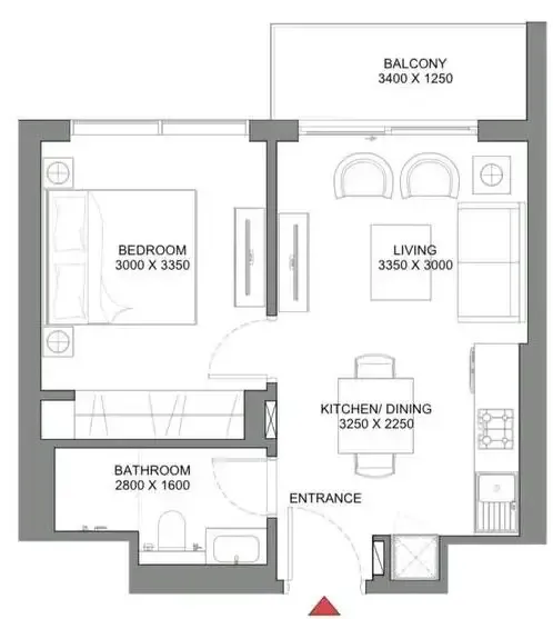 Sobha 330 Riverside Crescent floor plan