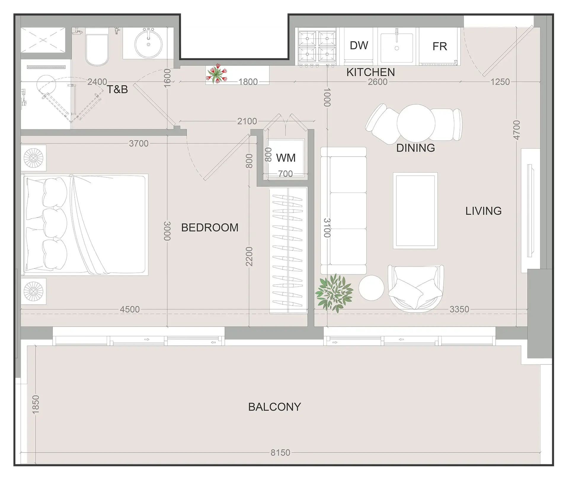 Object 1 A1LA Residence floor plan
