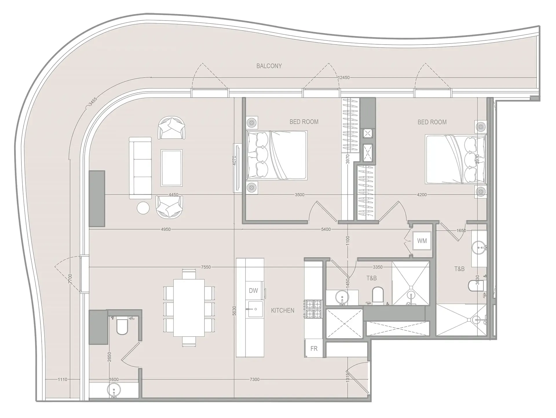 Object 1 A1LA Residence floor plan
