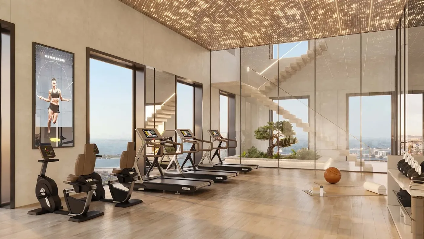 Private Fitness Club amenity image at AHS Tower