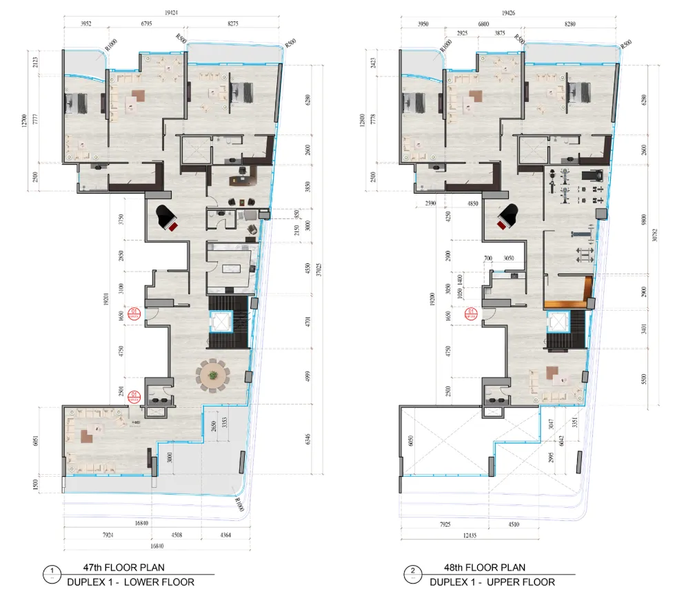 Tiger Group Al Ghaf Tower floor plan