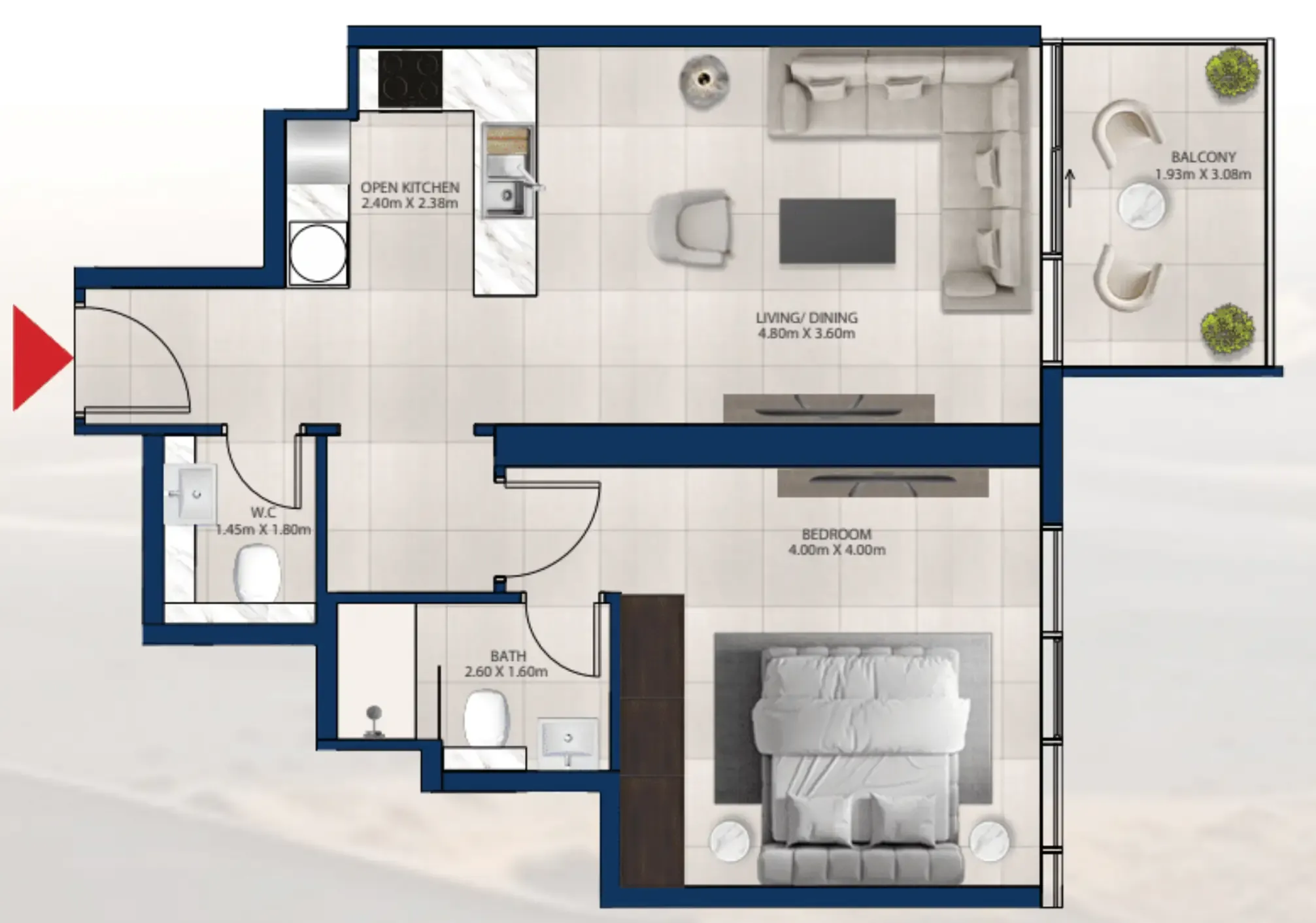 Dubai Investments Real Estate Al Vista floor plan
