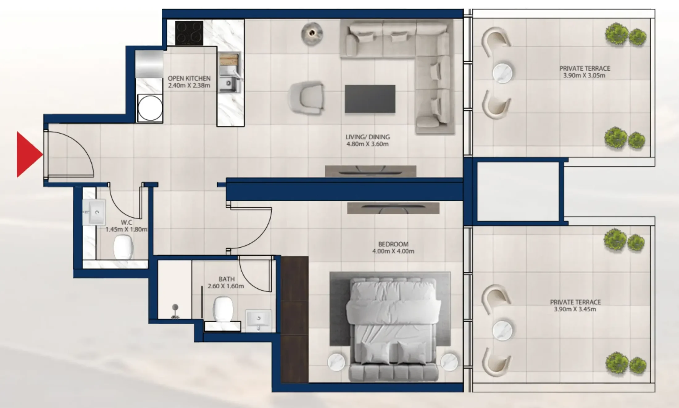 Dubai Investments Real Estate Al Vista floor plan