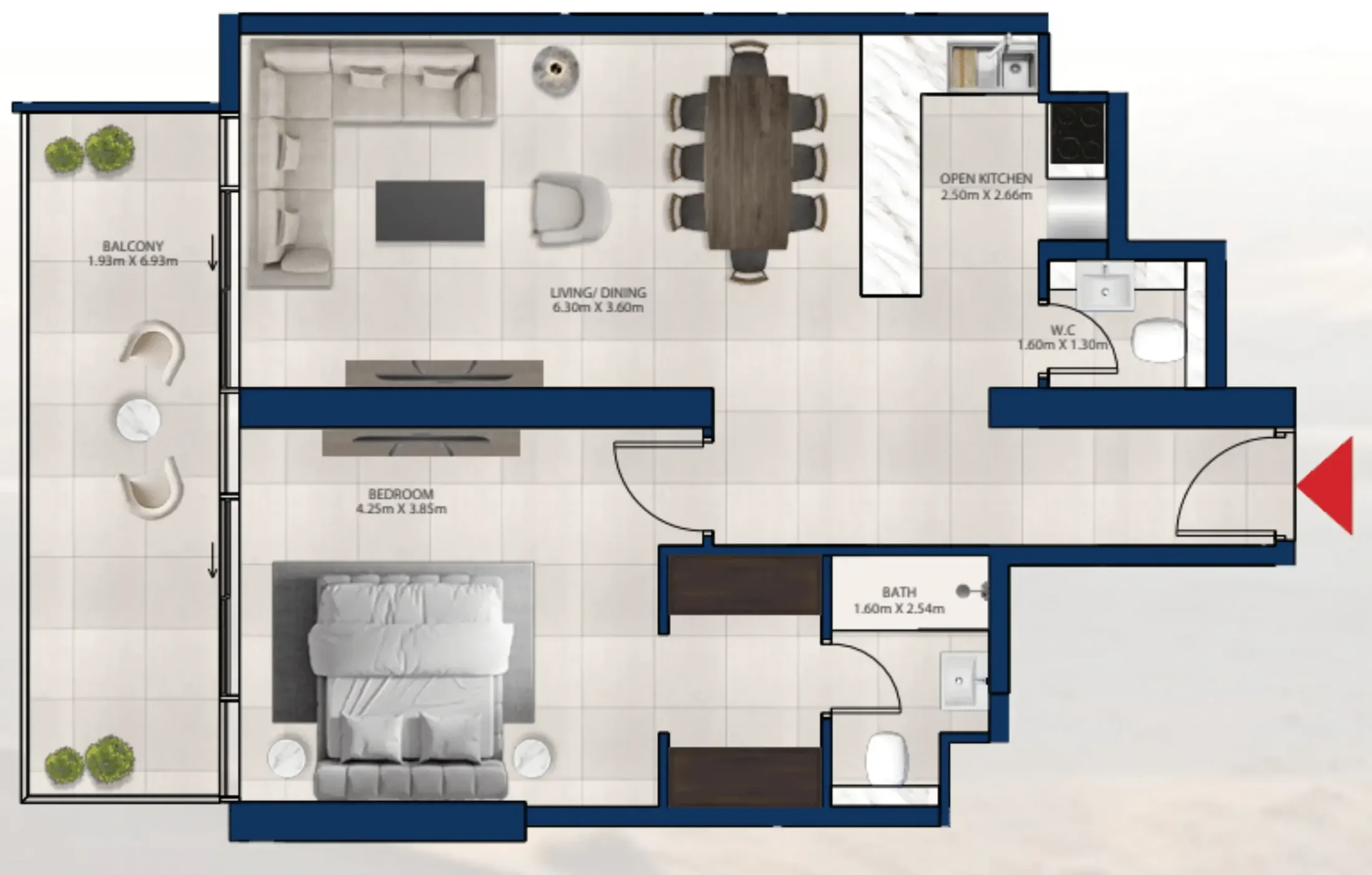 Dubai Investments Real Estate Al Vista floor plan
