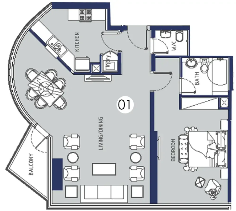 DV8 Developers Amaris Tower floor plan