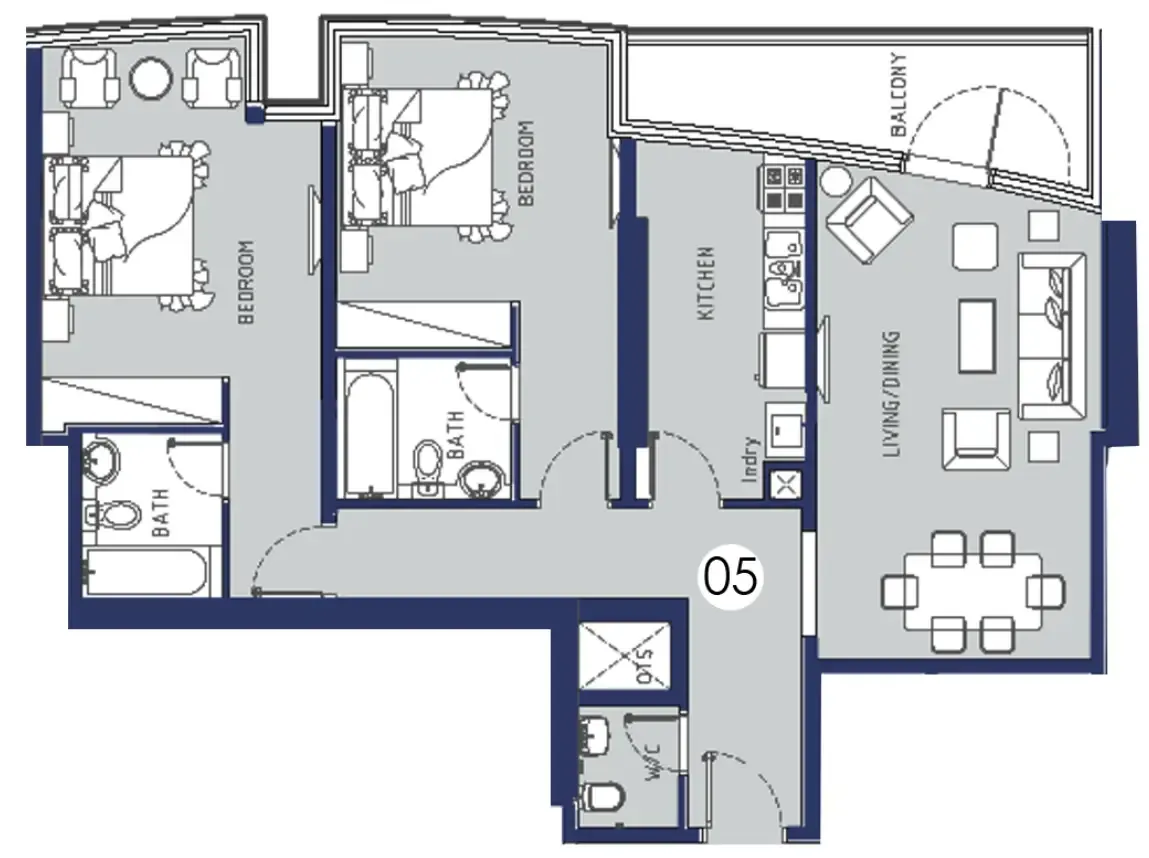 DV8 Developers Amaris Tower floor plan